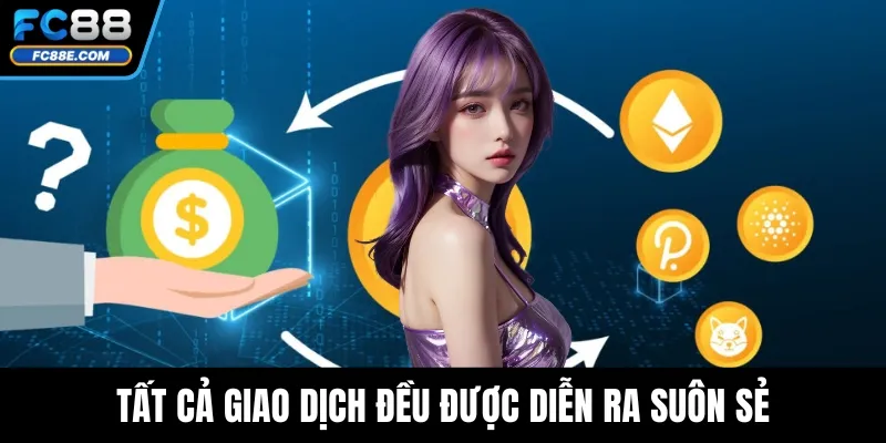 Tất cả giao dịch đều được diễn ra suôn sẻ