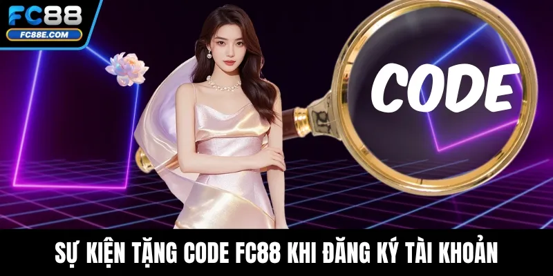 Sự kiện tặng code FC88 khi đăng ký tài khoản